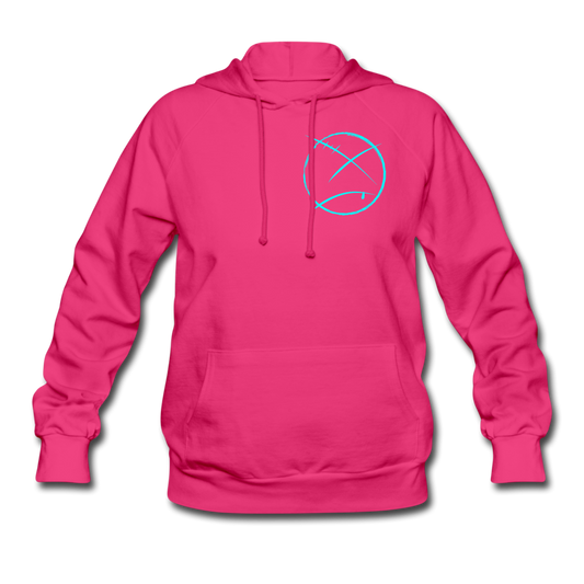 FS Face Out Women's Hoodie - fuchsia