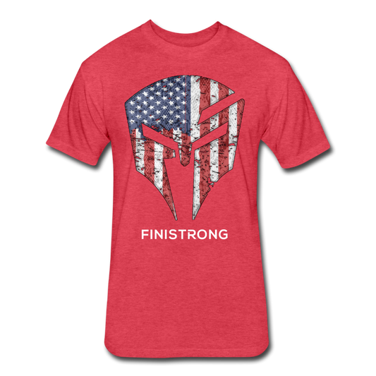 Patriotic Logo Men's T-Shirt - heather red