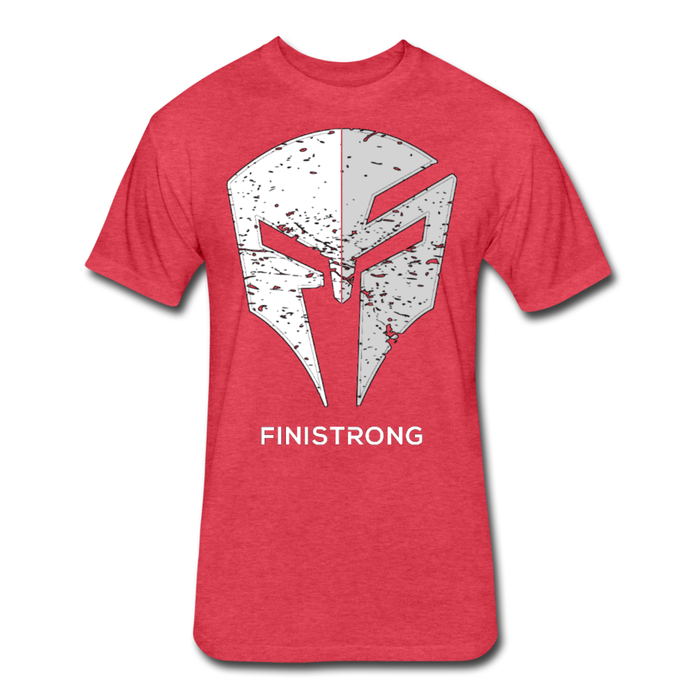 FS Helmet Logo Men's T-Shirt - heather red