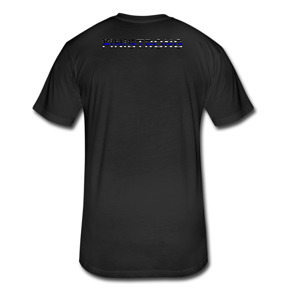 FS Blue Line Words Helmet - black