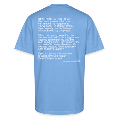 dear person behind - sky blue