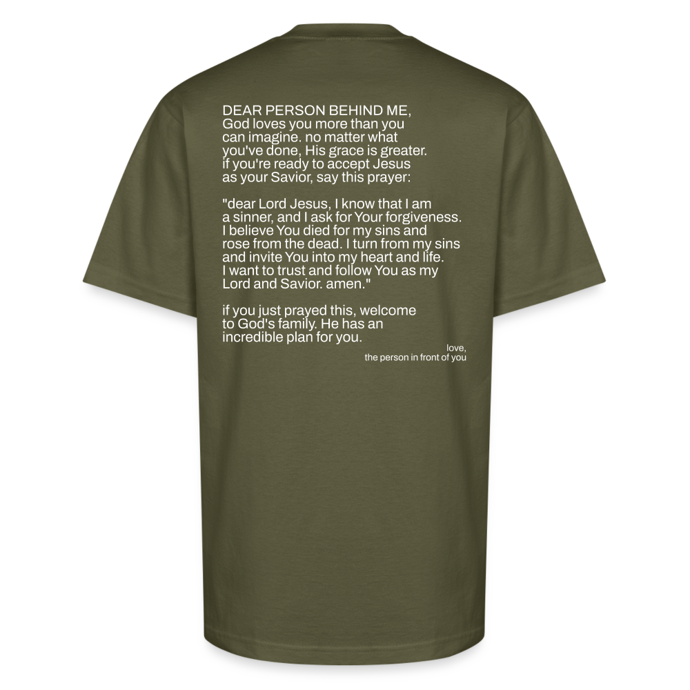 dear person behind - classic olive