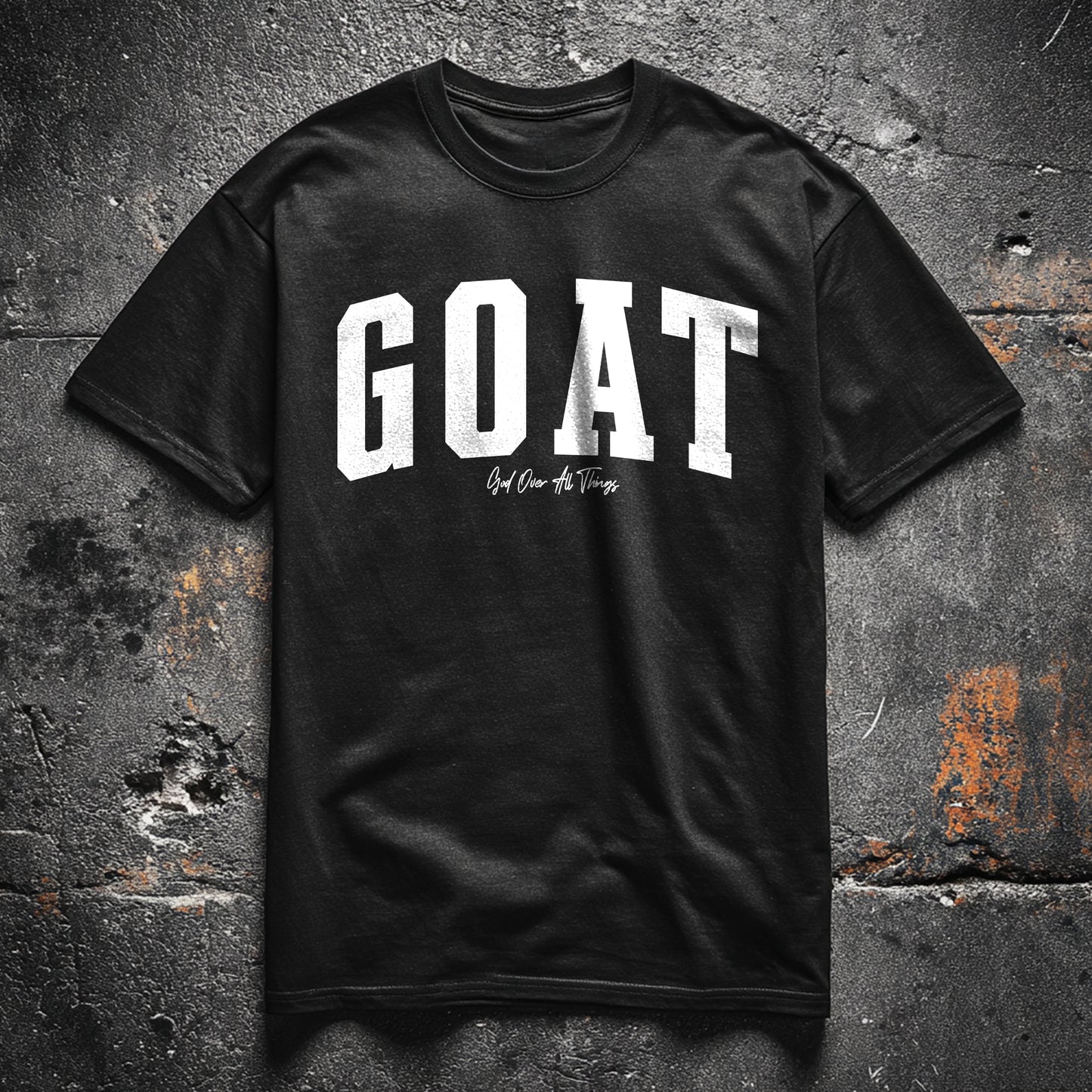 GOAT Black Tee
