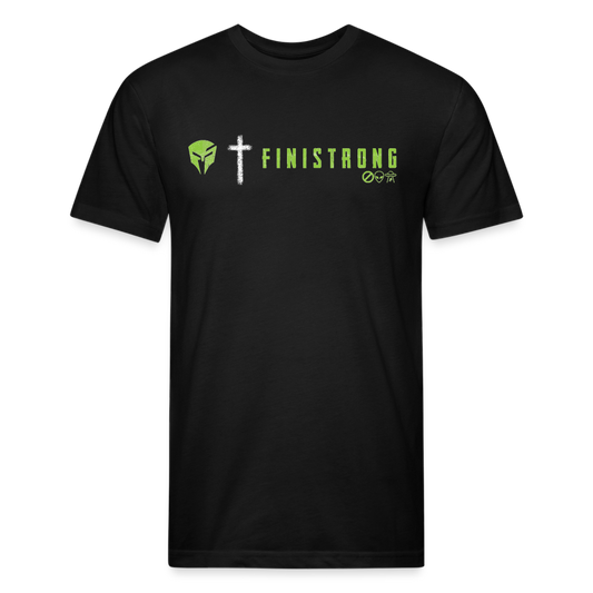 Fitted Cotton/Poly T-Shirt by Next Level - black