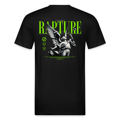 Fitted Cotton/Poly T-Shirt by Next Level - black