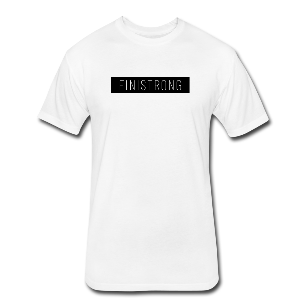 Fitted Cotton/Poly T-Shirt by Next Level - white