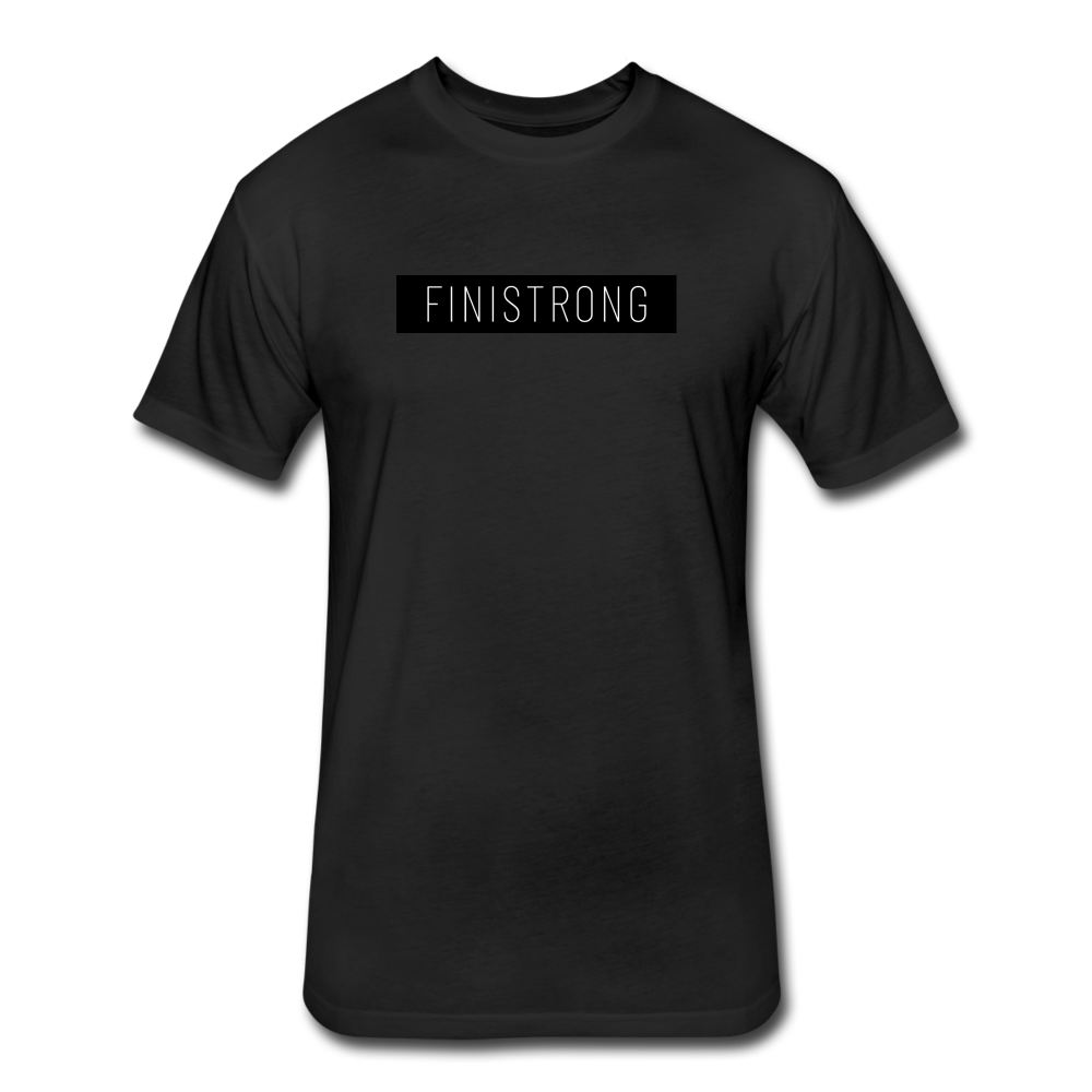 Fitted Cotton/Poly T-Shirt by Next Level - black