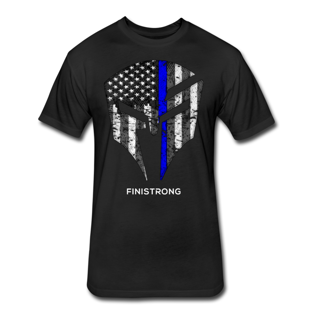 FS Blue Line Logo Men's T-Shirt - black