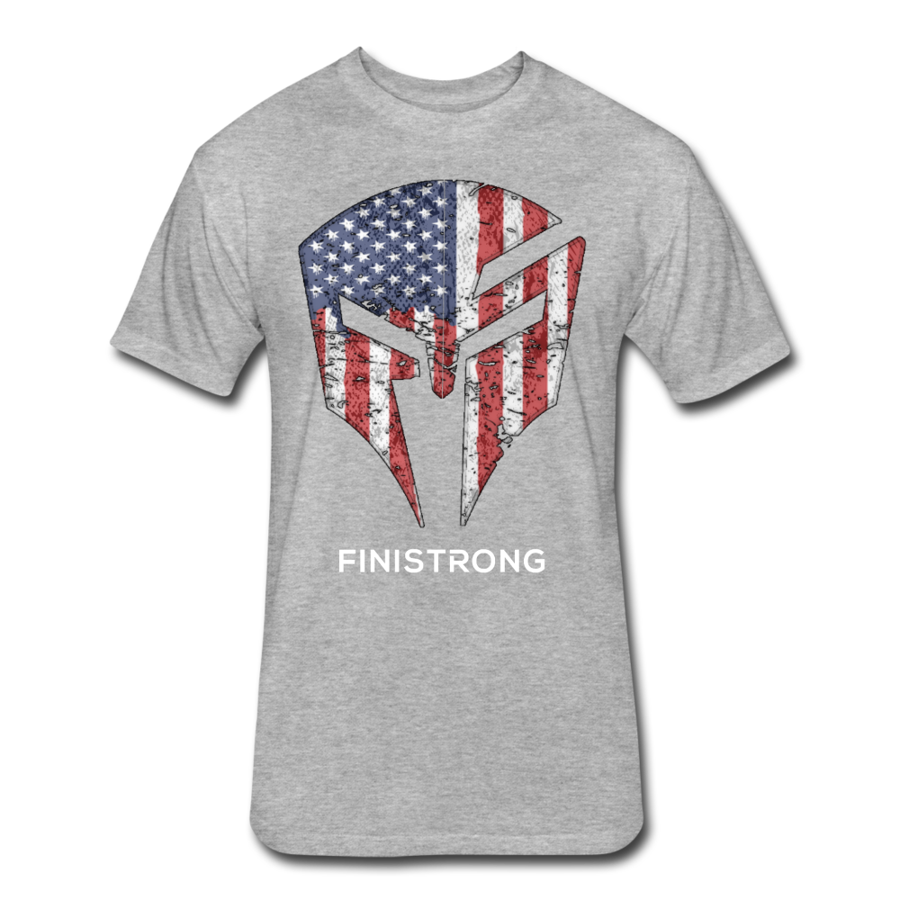 Patriotic Logo Men's T-Shirt - heather gray