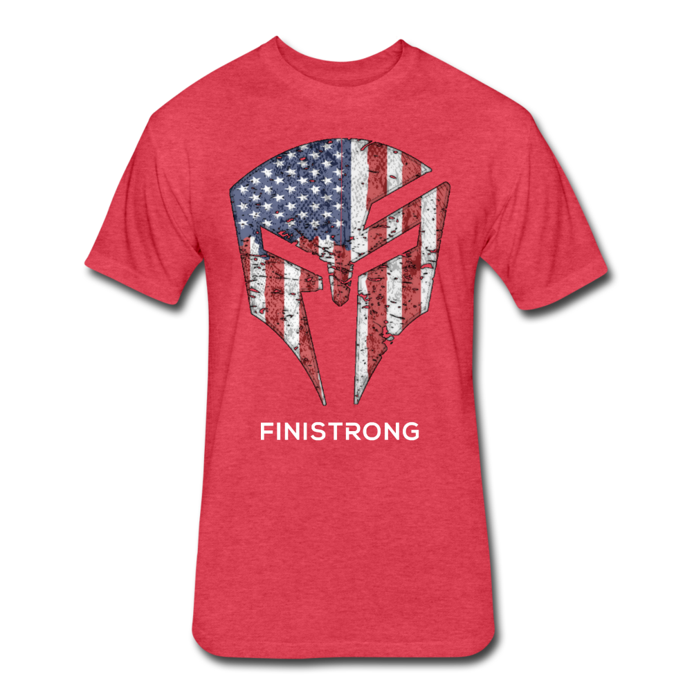 Patriotic Logo Men's T-Shirt - heather red