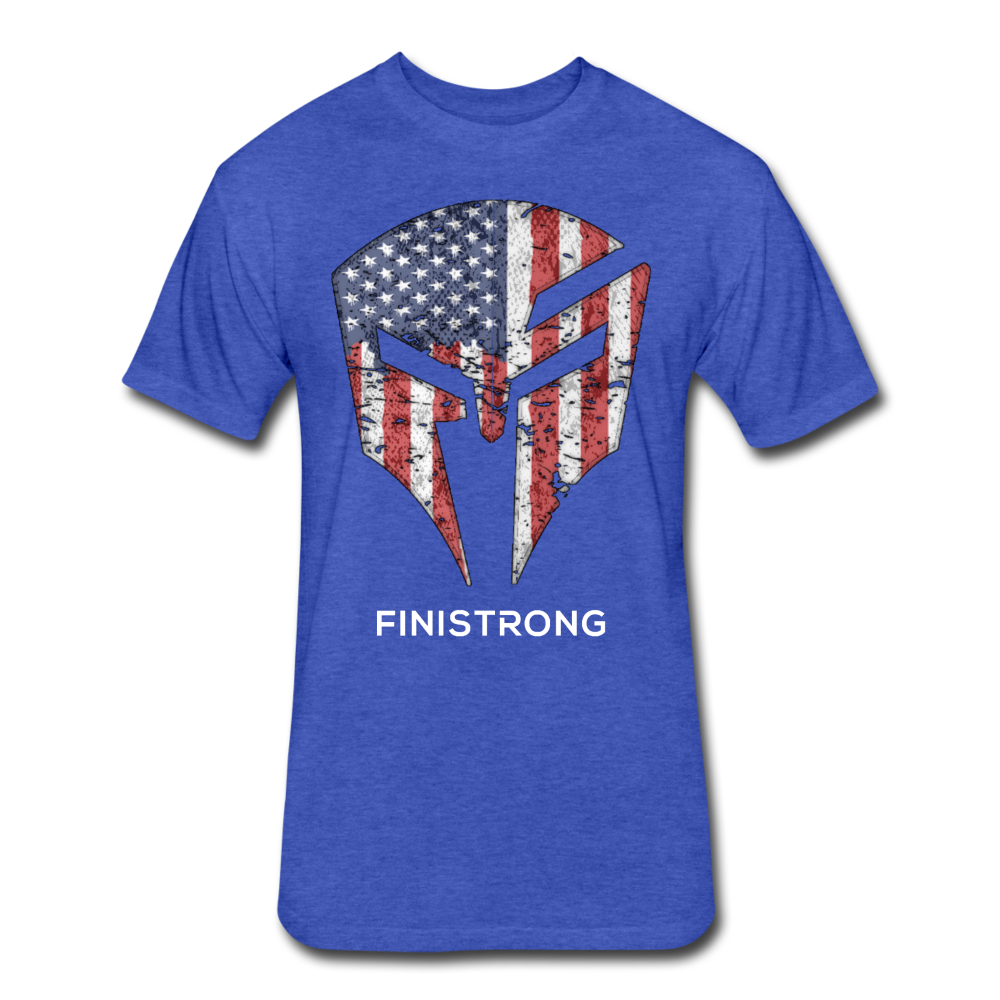 Patriotic Logo Men's T-Shirt - heather royal
