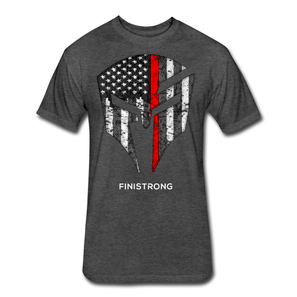 Red Line Men's T-Shirt - heather black