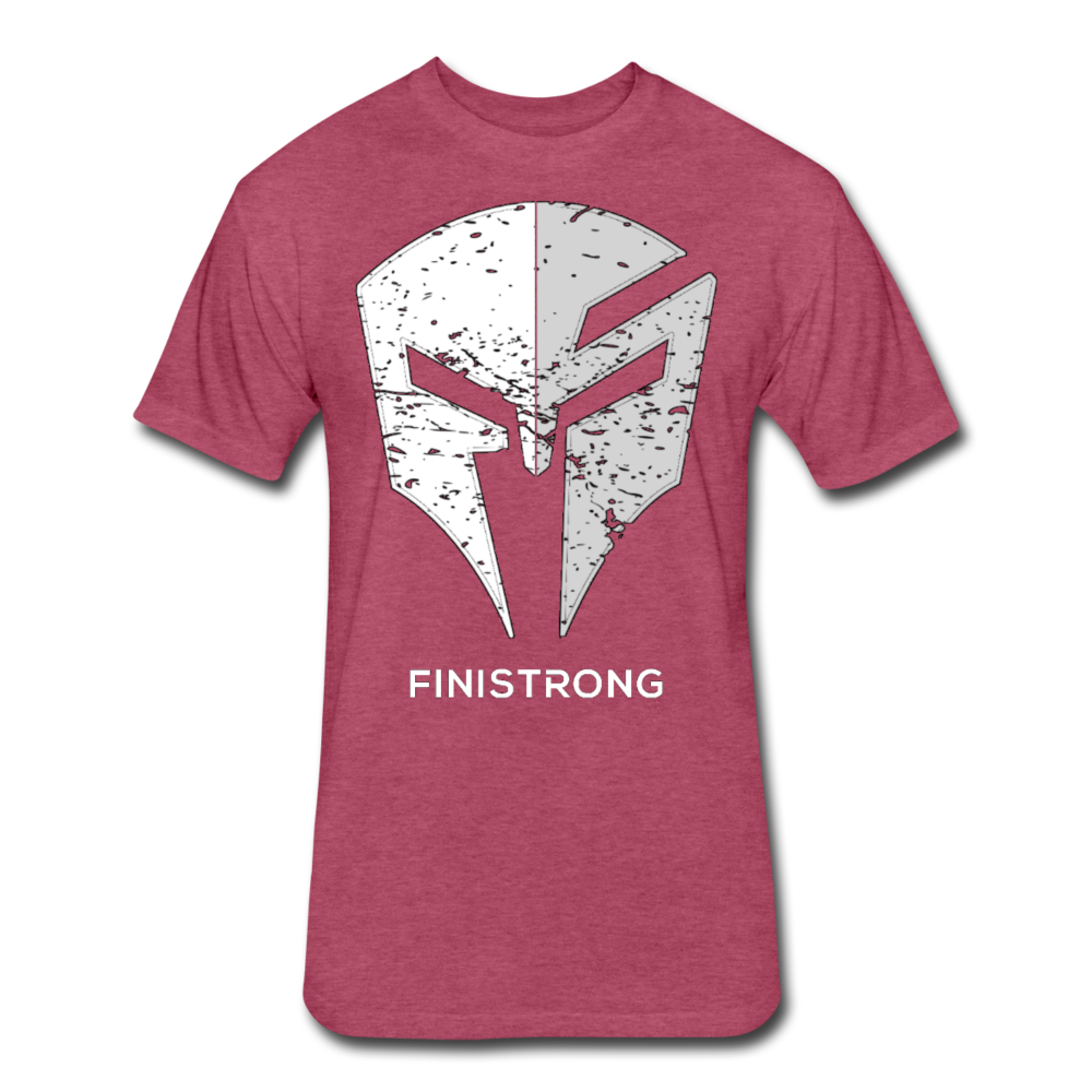 FS Helmet Logo Men's T-Shirt - heather burgundy