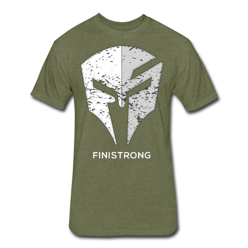 FS Helmet Logo Men's T-Shirt - heather military green