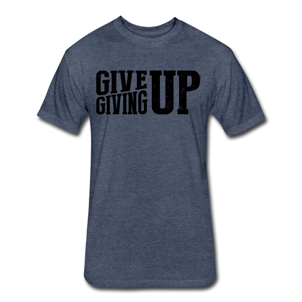 Give Up Men's T-Shirt - heather navy