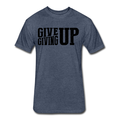 Give Up Men's T-Shirt - heather navy