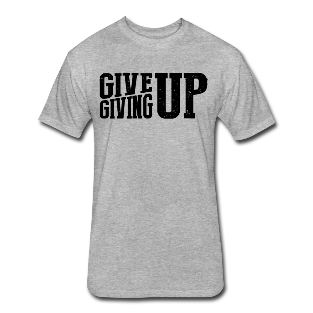 Give Up Men's T-Shirt - heather gray