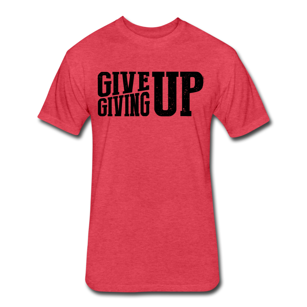 Give Up Men's T-Shirt - heather red