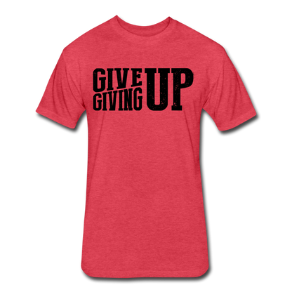 Give Up Men's T-Shirt - heather red