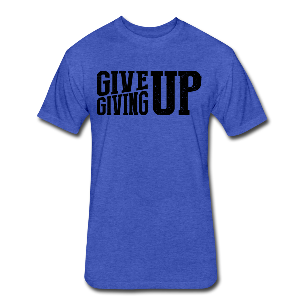 Give Up Men's T-Shirt - heather royal