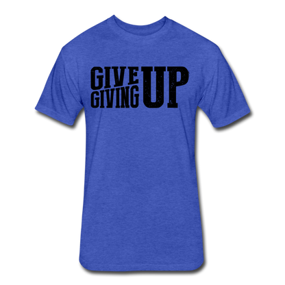 Give Up Men's T-Shirt - heather royal