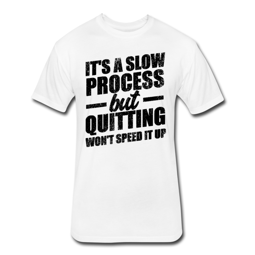 Slow Process Men's T-Shirt - white