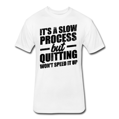 Slow Process Men's T-Shirt - white