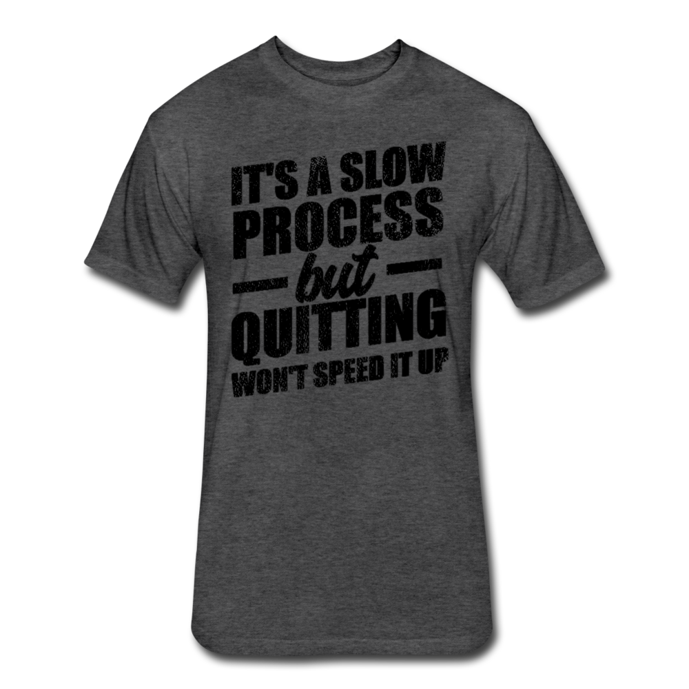 Slow Process Men's T-Shirt - heather black