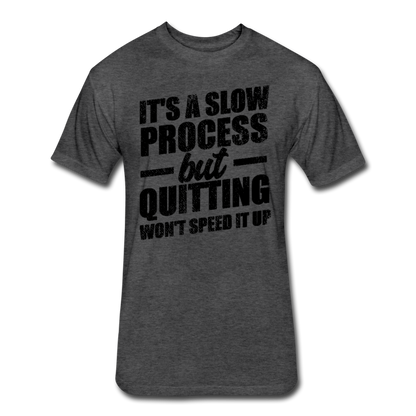 Slow Process Men's T-Shirt - heather black