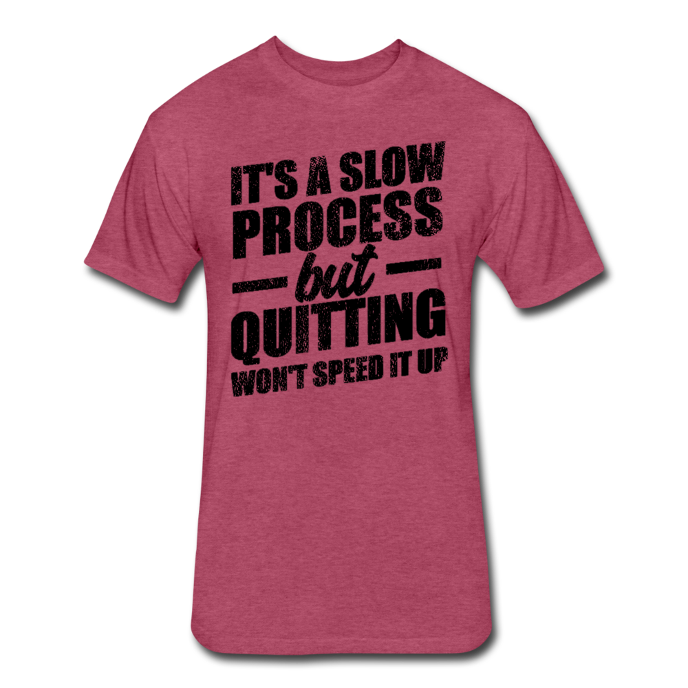 Slow Process Men's T-Shirt - heather burgundy