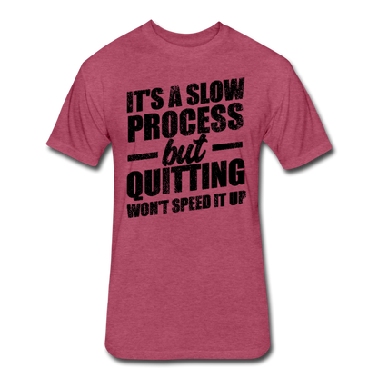 Slow Process Men's T-Shirt - heather burgundy