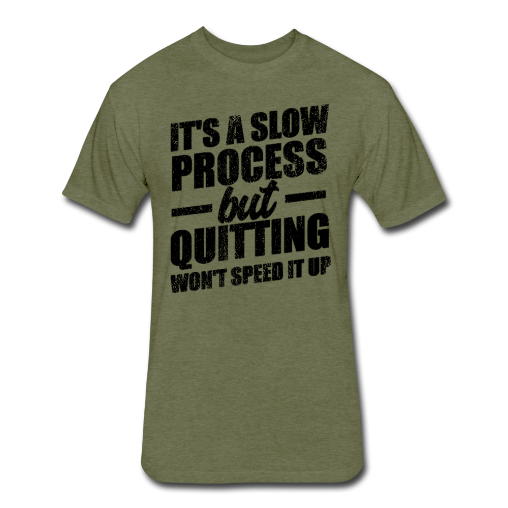 Slow Process Men's T-Shirt - heather military green