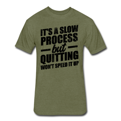 Slow Process Men's T-Shirt - heather military green