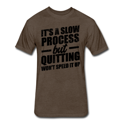Slow Process Men's T-Shirt - heather espresso
