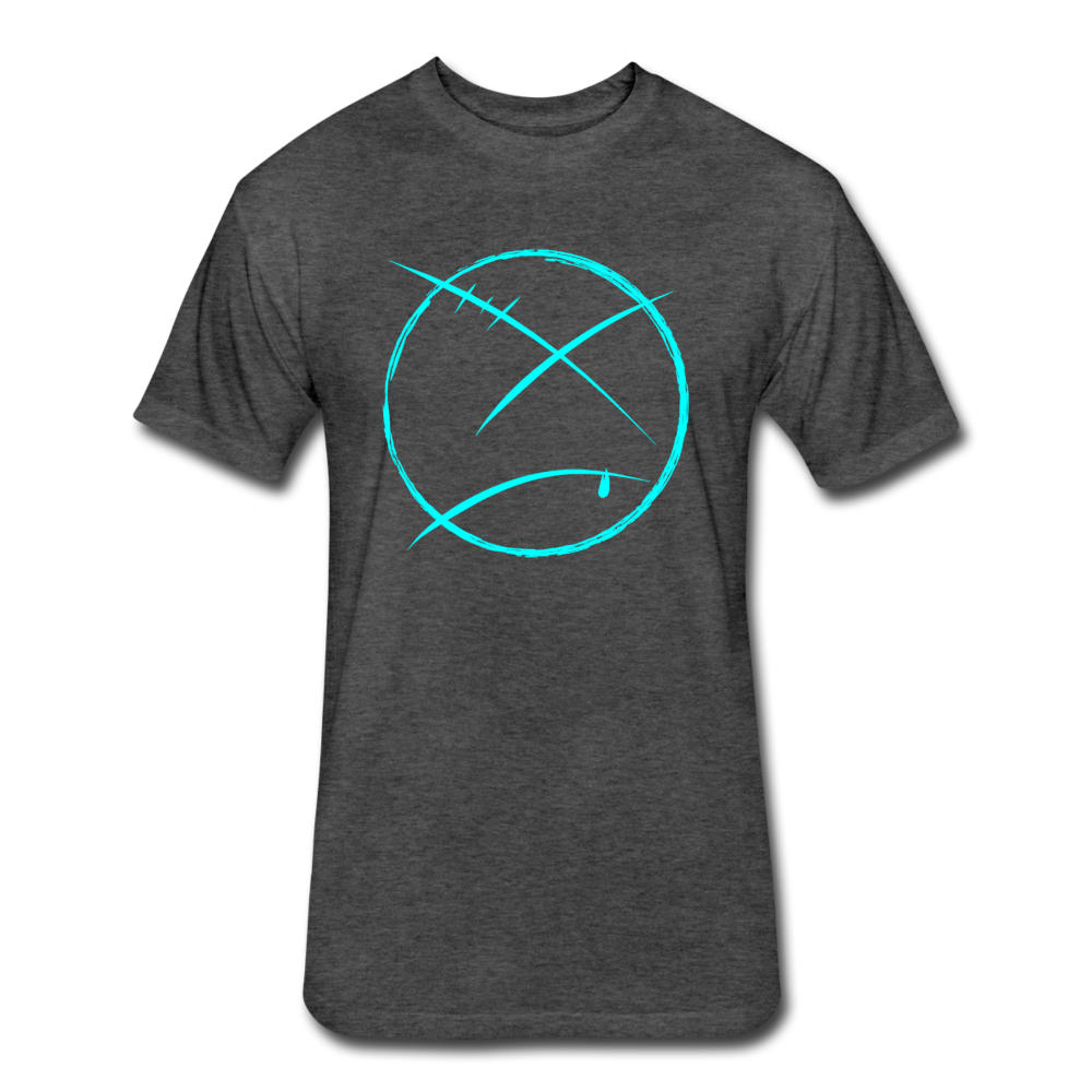 FS Face Out Men's T-Shirt - heather black