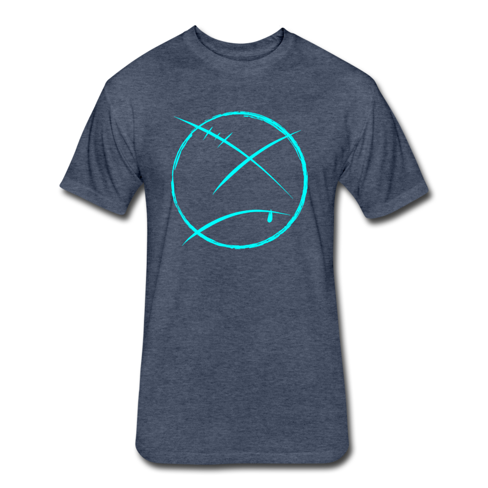 FS Face Out Men's T-Shirt - heather navy