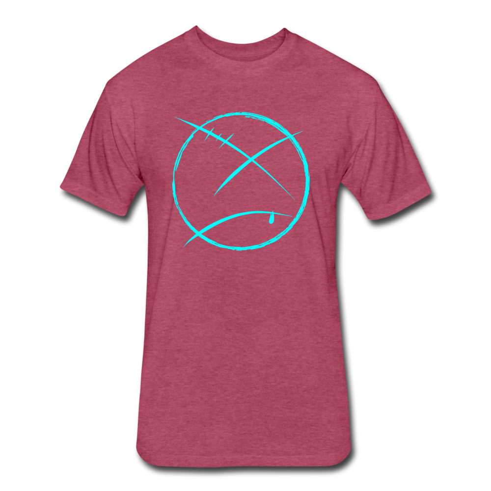 FS Face Out Men's T-Shirt - heather burgundy