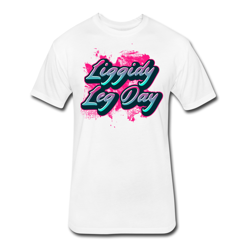 Liggidy Leg Day Men's T-Shirt - white