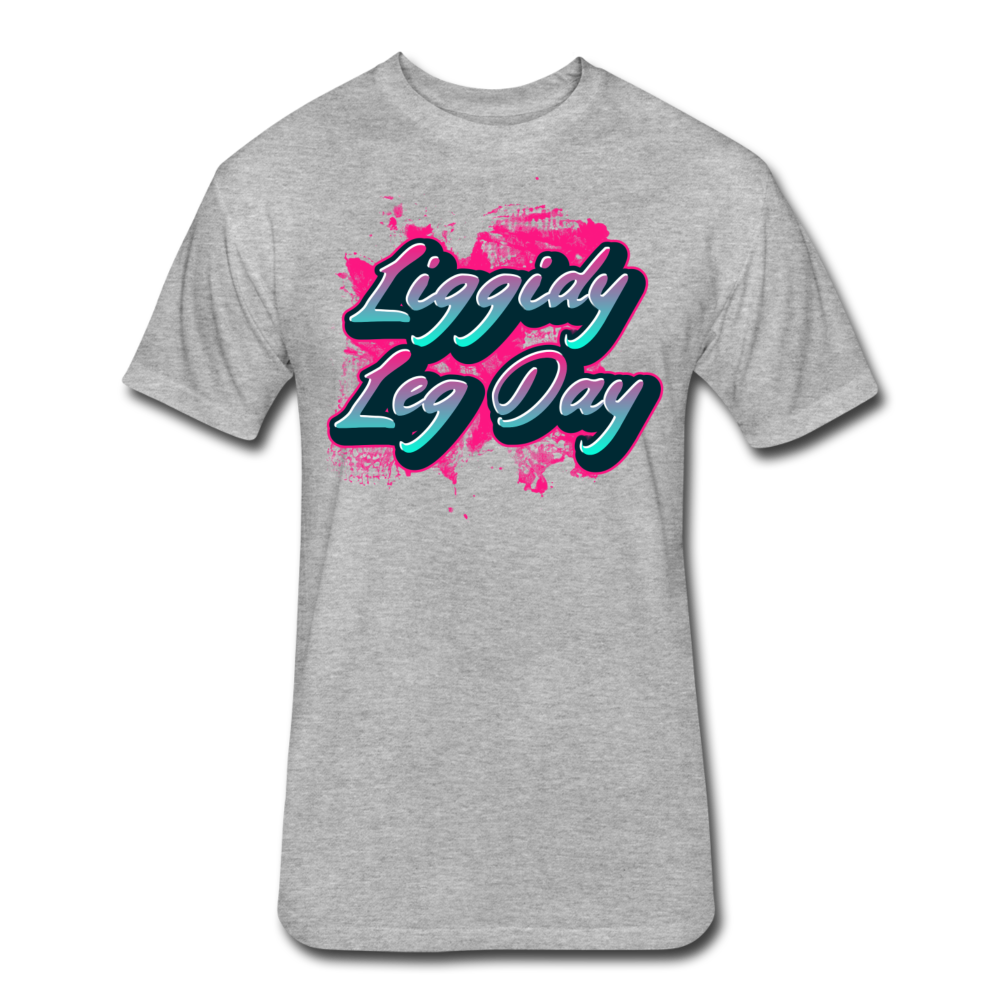 Liggidy Leg Day Men's T-Shirt - heather gray