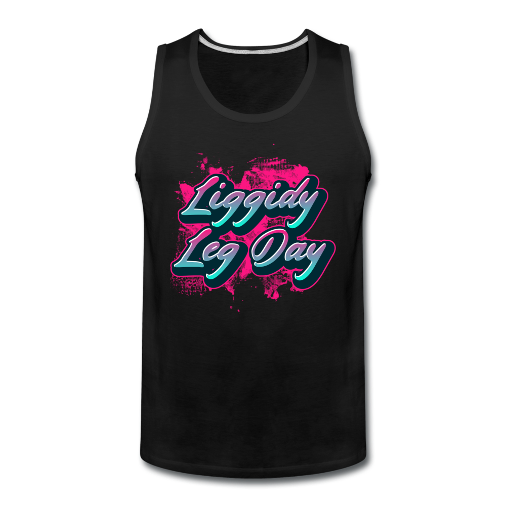 Men’s Liggidy Leg Day Tank - black