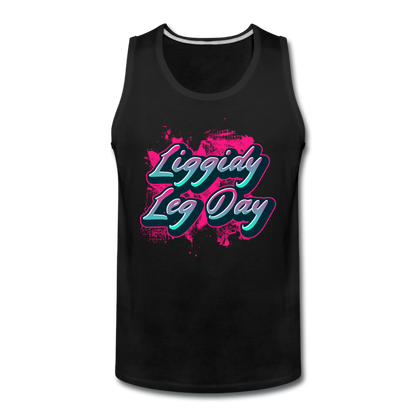 Men’s Liggidy Leg Day Tank - black