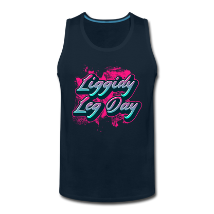 Men’s Liggidy Leg Day Tank - deep navy
