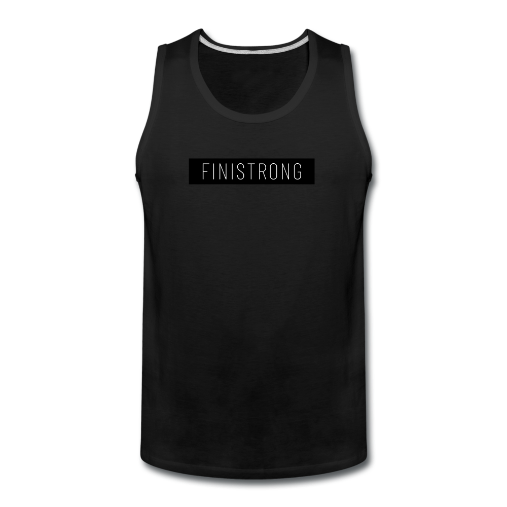 Men’s Black Patch Tank - black