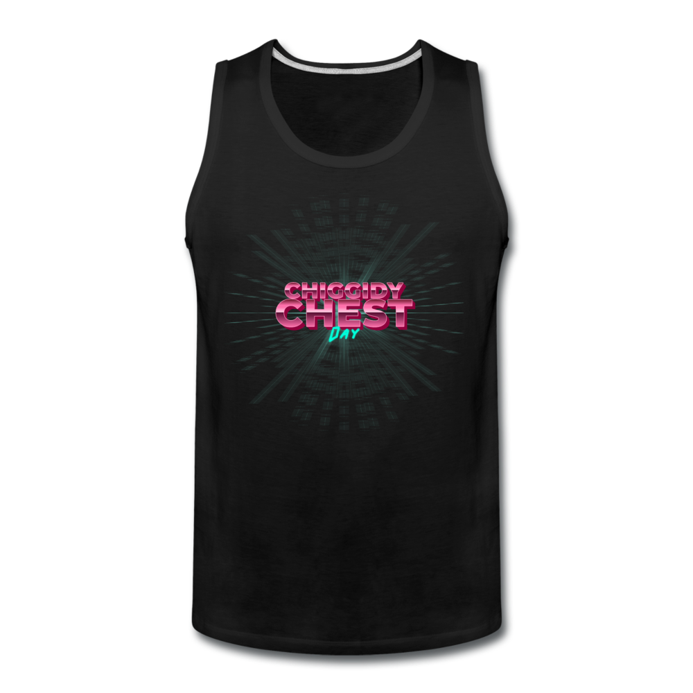 Men’s Chiddidy Chest Day Tank - black