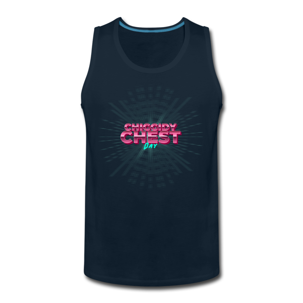 Men’s Chiddidy Chest Day Tank - deep navy