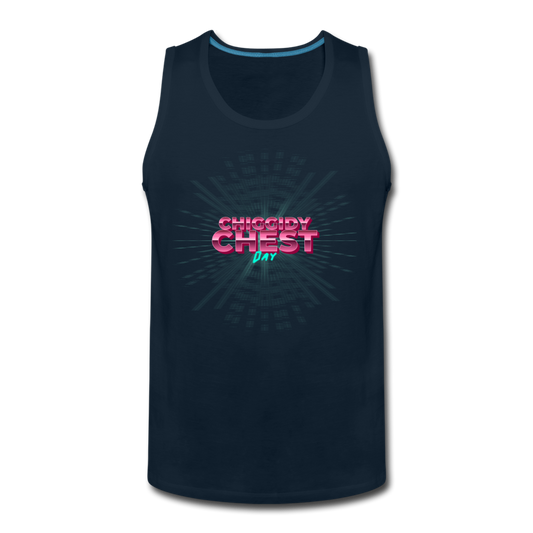 Men’s Chiddidy Chest Day Tank - deep navy