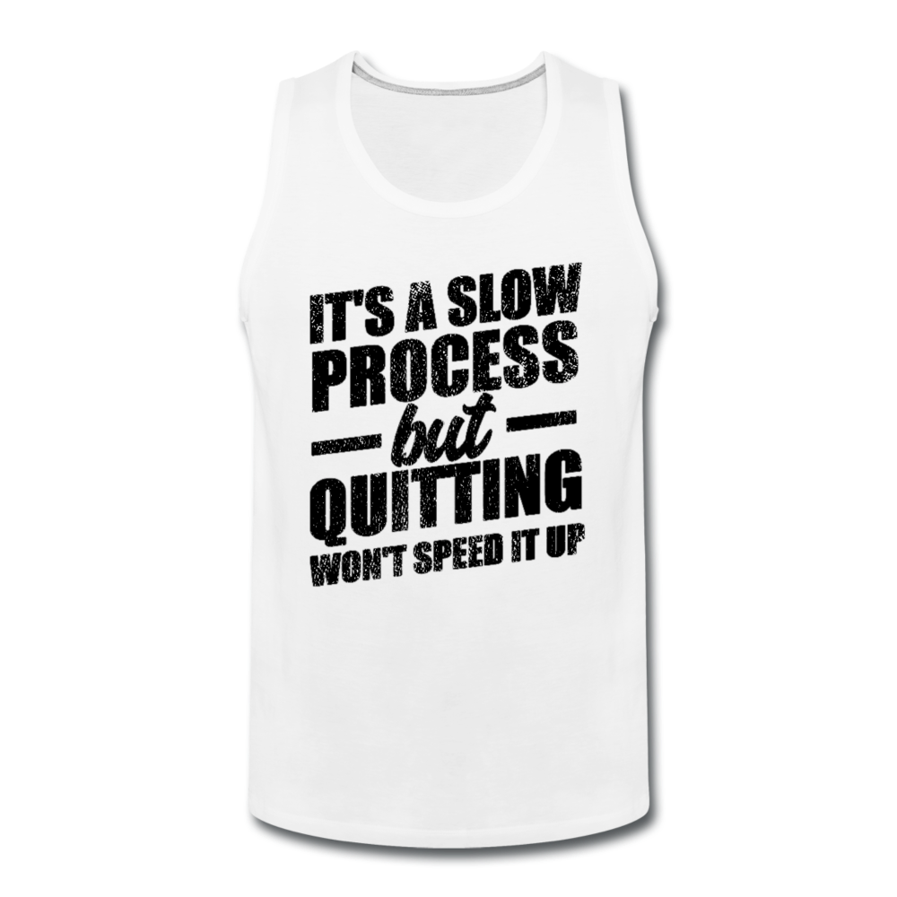 Men’s Slow Process Tank - white
