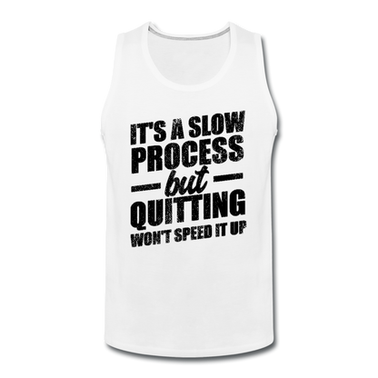 Men’s Slow Process Tank - white