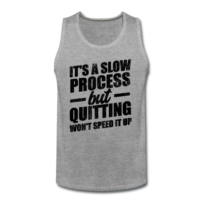 Men’s Slow Process Tank - heather gray