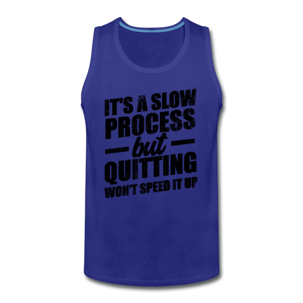 Men’s Slow Process Tank - royal blue